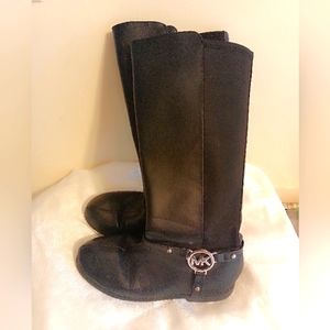 Michael Kors Emma black western boots size 3